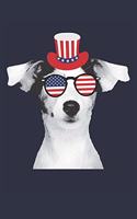 Jack Russel Terrier Notebook - Fourth Of July Gift for Dog Lovers - Jack Russel Terrier Journal