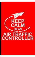 Keep Calm Air Traffic Controller Notebook