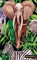 Sketchbook: (Cool Elephant Designs)