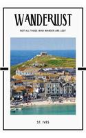 St. Ives: Surf Beach Port Art Cornwall England Bullet Journal Dot Grid BuJo Daily Planner