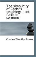 The Simplicity of Christ's Teachings