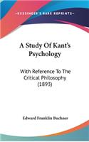 Study Of Kant's Psychology