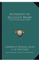 Authority in Religious Belief