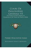 Cours De Philosophie Generale V5