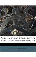 Vital and Monetary Losses Due to Preventable Deaths