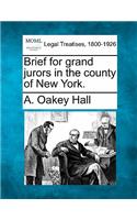 Brief for Grand Jurors in the County of New York.