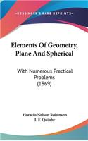 Elements of Geometry, Plane and Spherical