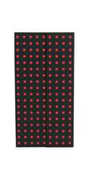 Black on Red (Quadro) B6.5 Unlined Notebook