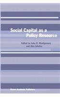 Social Capital as a Policy Resource