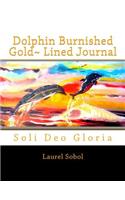 Dolphin Burnished Gold Lined Journal