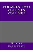 Poems in Two Volumes, Volume 2