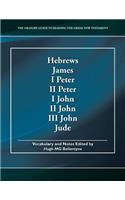 Hebrews, James, I Peter, II Peter, I John, II John, III John, Jude