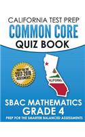 California Test Prep Common Core Quiz Book Sbac Mathematics Grade 4