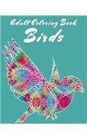Adult Coloring Book - Birds