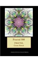 Fractal 580: Fractal cross stitch pattern