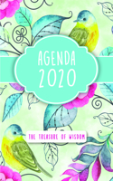 The Treasure of Wisdom - 2020 Daily Agenda - Birds and Flowers: A Daily Calendar, Schedule, and Appointment Book with an Inspirational Quotation or Bible Verse for Each Day of the Year(General)