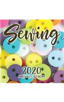 Sewing 2020 Mini Wall Calendar