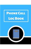 Phone Call Log Book