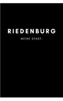 Riedenburg: Notizbuch, Notizblock, Notebook - 120 freie Seiten mit Rahmen, DIN A5 (6x9 Zoll) - Notizen, Termine, Ideen, Skizzen, Planer, Tagebuch, Organisation 