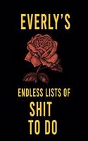 Everly's Endless Lists of Shit to do