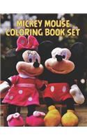 Mickey Mouse Coloring Book Set: Mickey Mouse Coloring Book Set. Perfect Gift for Kids And Adults That Love Mickey Mouse Comic With Over 20 Pages - 8.5" x 11".