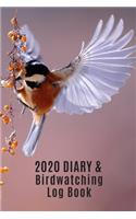 2020 Diary & Birdwatching Log Book: The Ideal gift for twitchers to keep track of their birding stats - includes 2020 month to a page diary.