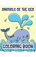 Animals Of The Sea Coloring Book