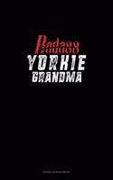 Badass Yorkie Grandma: Cornell Notes Notebook(1715 Cornell Notes Notebook)