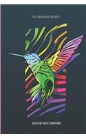 Hummingbird Journal and Calendar: Birdwatching Notebook Journal and Calendar