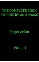Complete Book of Poetry and Prose