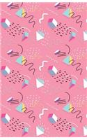 Bullet Journal Abstract Squiggles and Shapes Pink