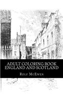 Adult Coloring Book - England and Scotland