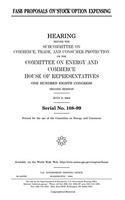FASB Proposals on Stock Option Expensing