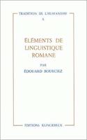 Elements de Linguistique Romane