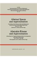 Abstract Spaces and Approximation / Abstrakte Räume Und Approximation