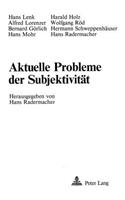 Aktuelle Probleme Der Subjektivitaet