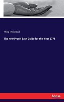 new Prose Bath Guide for the Year 1778