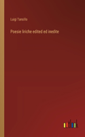 Poesie liriche edited ed inedite
