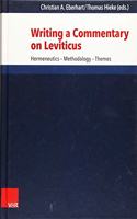 Writing a Commentary on Leviticus