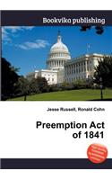 Preemption Act of 1841