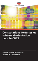 Constatations fortuites et schéma d'orientation pour le CBCT