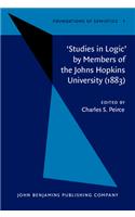'Studies in Logic' by Members of the Johns Hopkins University (1883)