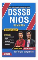 DSSSB NIOS Summary Book | Bilingual Book | Prateek Malik & Prateek Shivalik | One Liner Based on Latest DSSSB Primary Teacher Exam Pattern - PRT | TGT | PGT | Social Science, Maths, etc. S. Chand's Book 2024