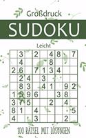 Großdruck Sudoku - 100 Rätsel mit Lösungen - Leicht
