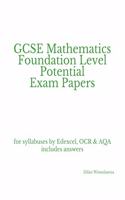 GCSE Mathematics Foundation Level Potential Exam Papers