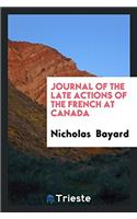 JOURNAL OF THE LATE ACTIONS OF THE FRENC