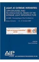 Light at Extreme Intensities