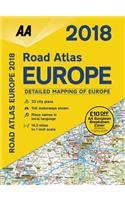 2018 Road Atlas Europe