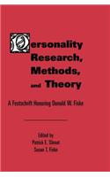 Personality Research, Methods, and Theory