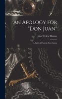 Apology for 
